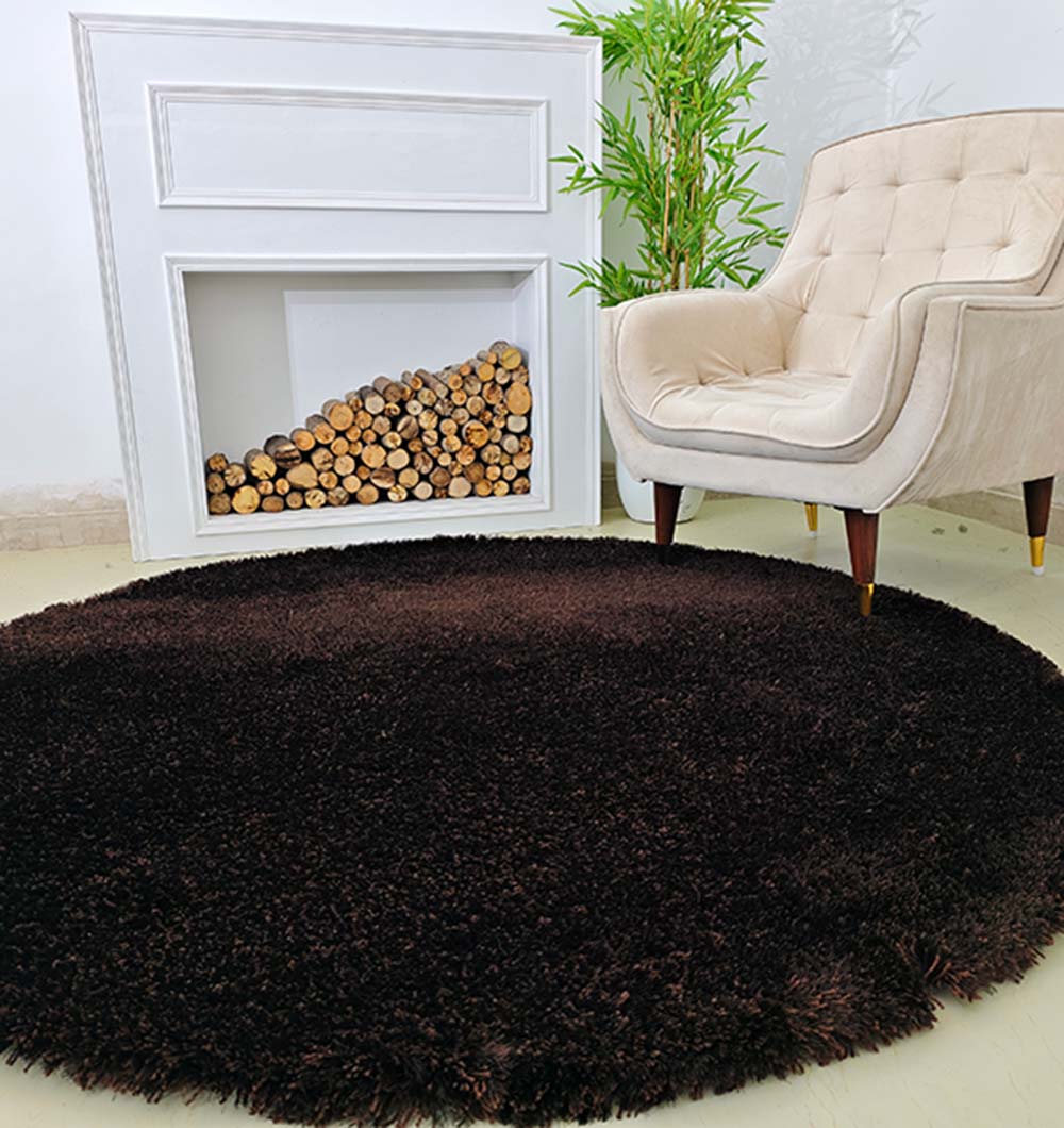 Handmade Soft Shaggy Rugs Round And Rectangle Carpets for Bedroom, Living room SG-04