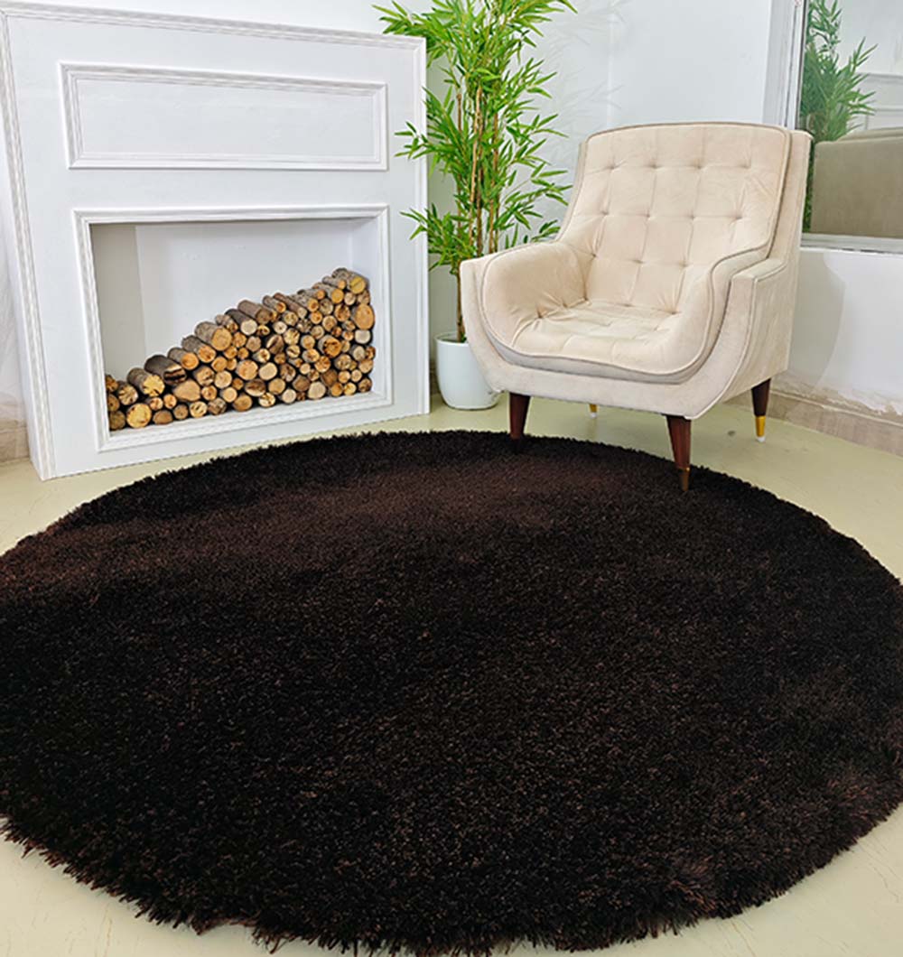 Handmade Soft Shaggy Rugs Round And Rectangle Carpets for Bedroom, Living room SG-04