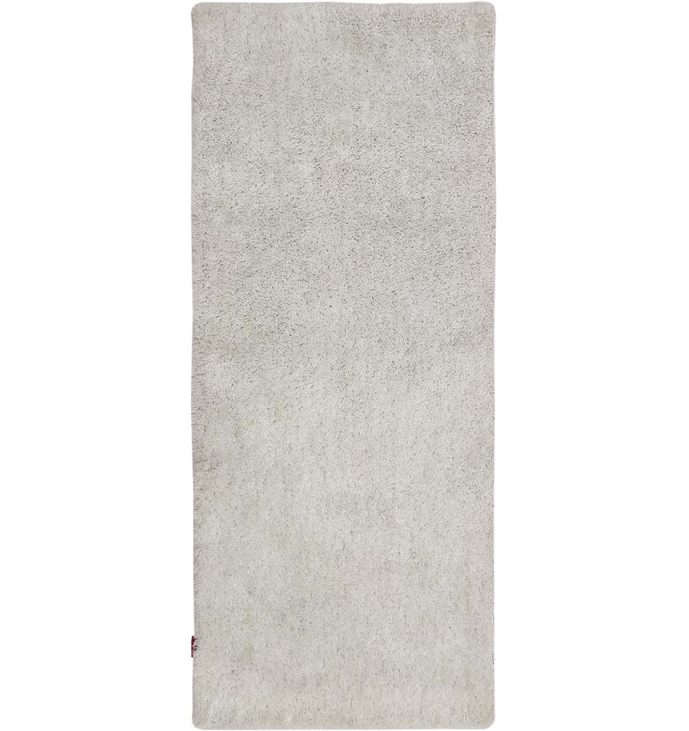 White Handmade Shaggy Rug For Home Decor SNR-01