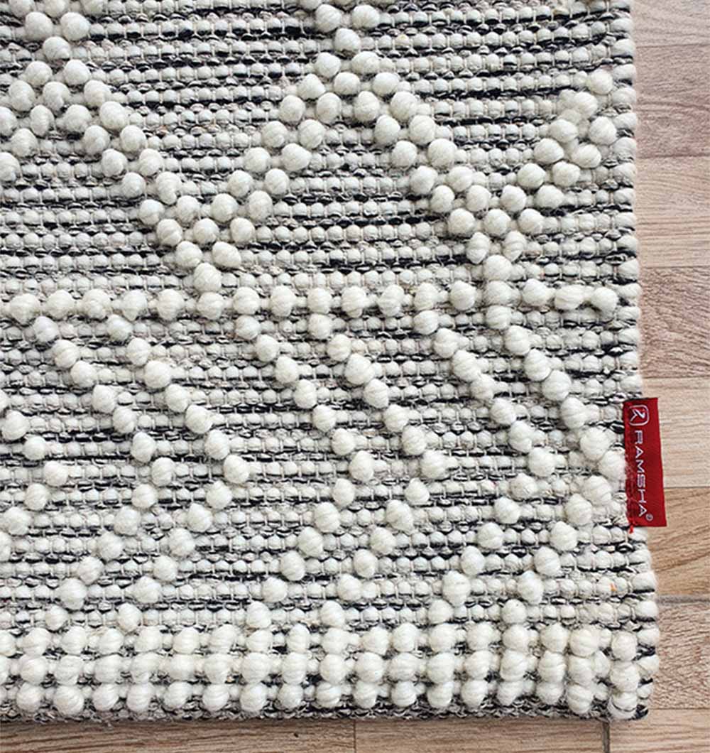 Wool & Cotton Living Room Woven Rug SRN-019