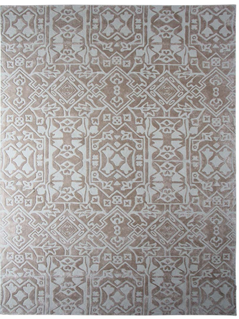 Hand Tufted Hand made Beige Area Rug 300X400 CM  ZUA-19