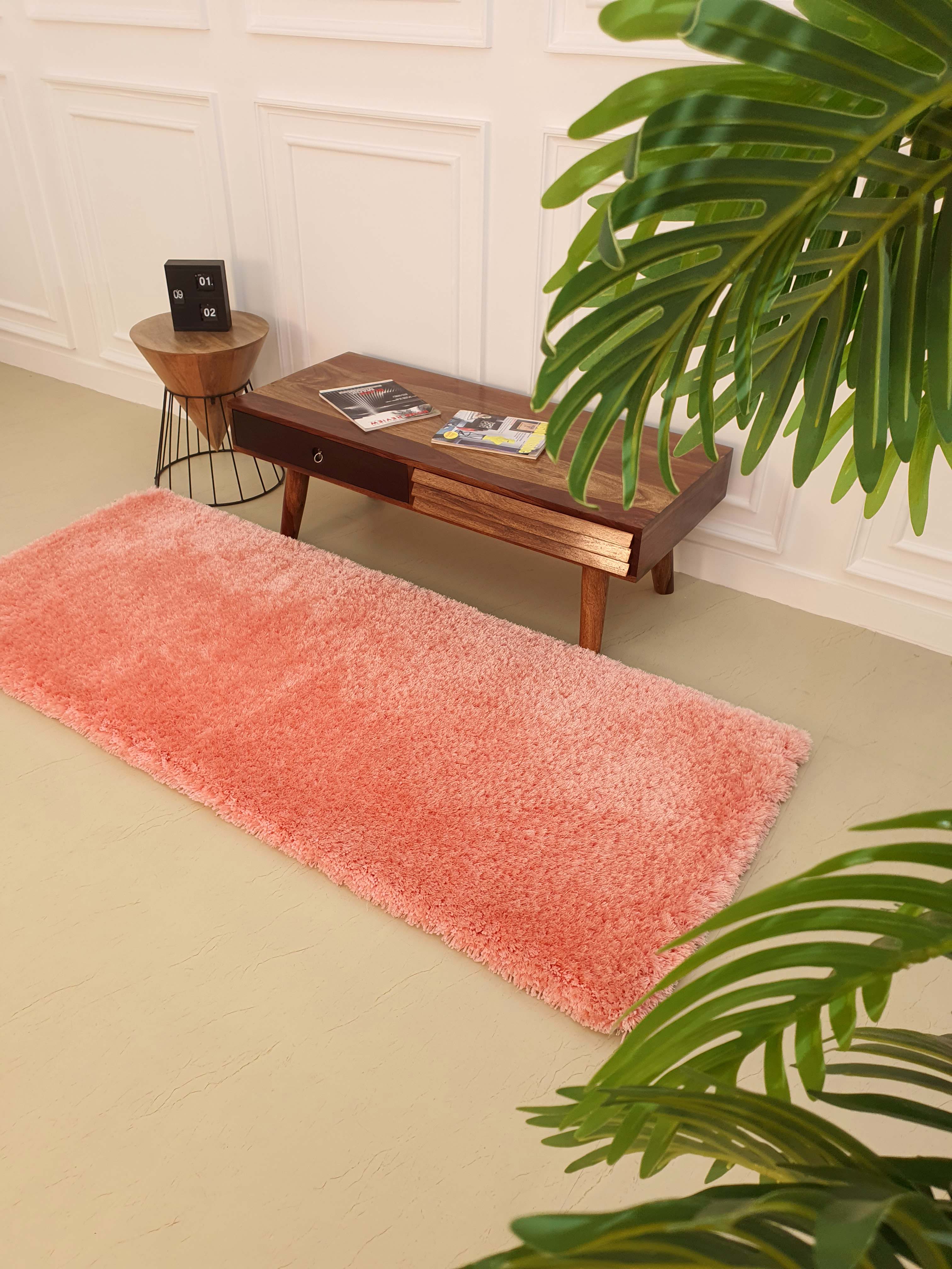 Cozy Sanctuary: Transform Your Living Space into a Cozy Retreat with Our Pink Shaggy Rugs, Crafted for Comfort and Style