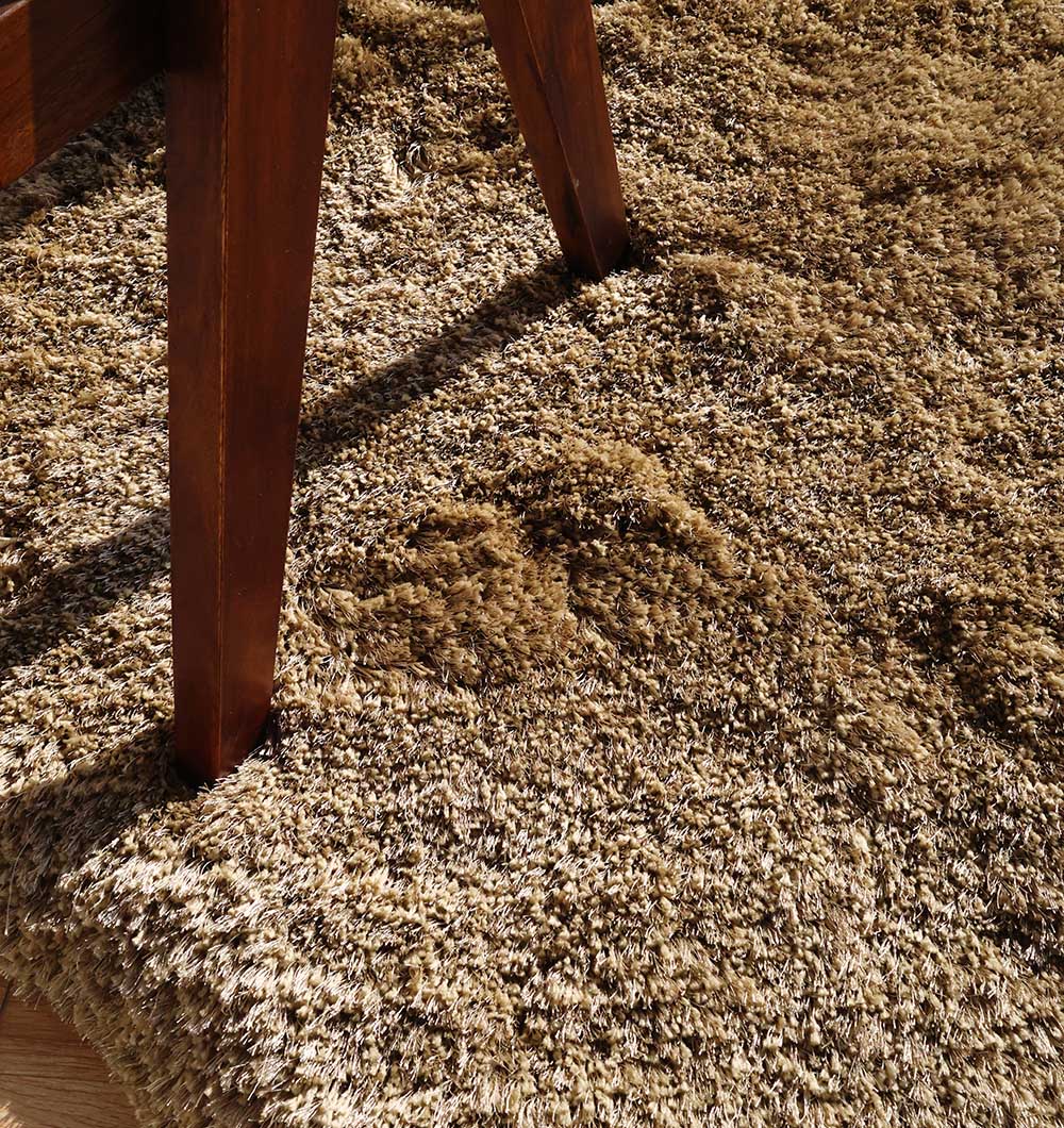 Large Beige Shaggy Shape Rug for Living Room - SG 030 (200x300 cm)