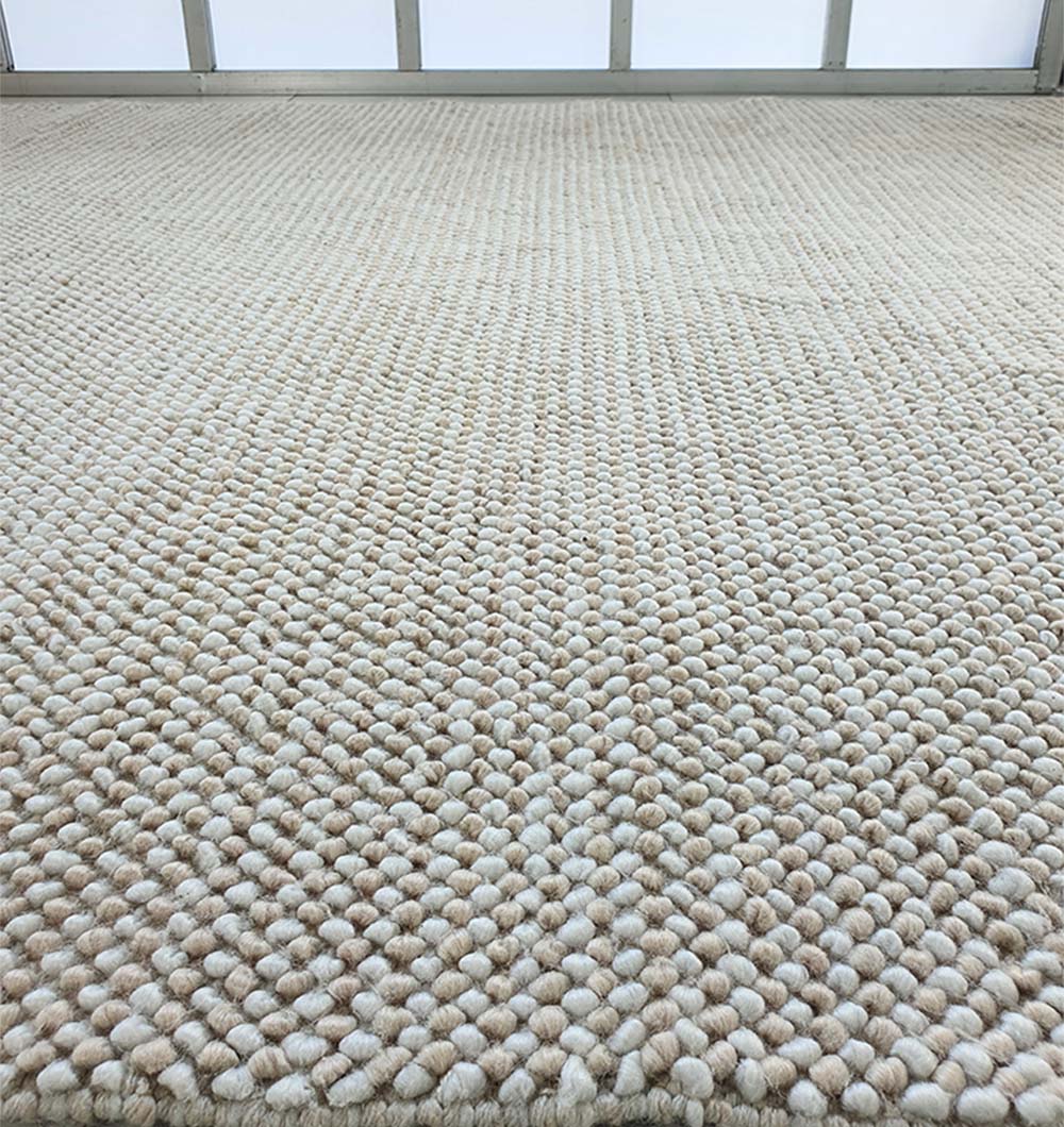 Close-up detailing the quality woven texture and easy-care synthetic fibers of the fade-resistant $100\%$ polyester material.