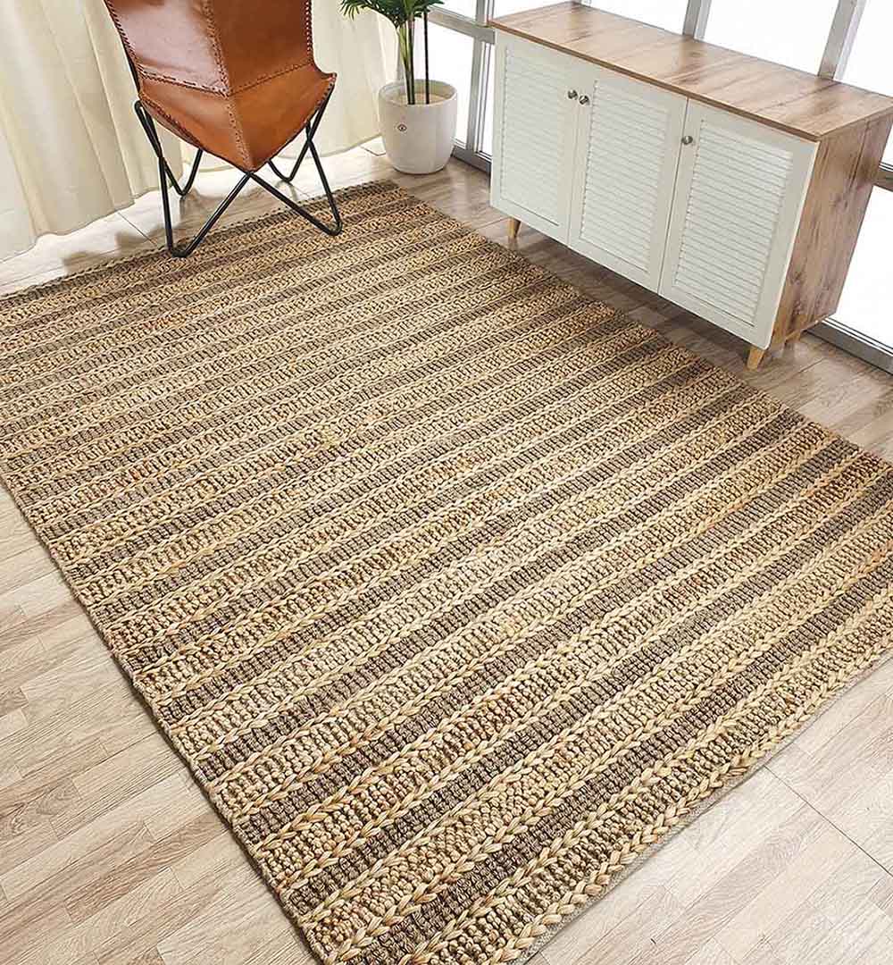 Jute Woven Home Decor Rug Natural Color SR-032