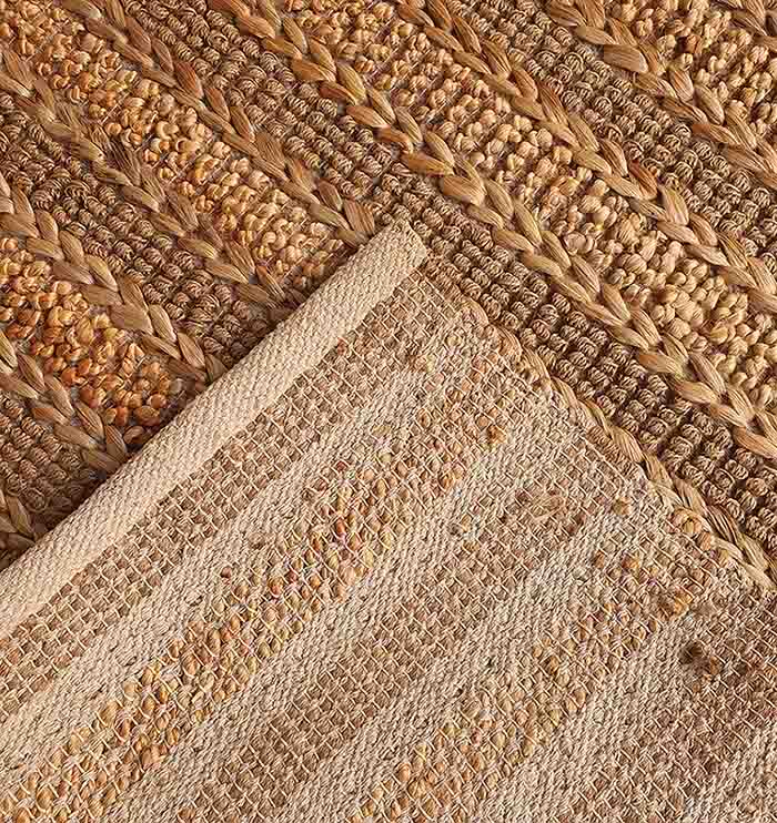 Jute Woven Home Decor Rug Natural Color SR-032