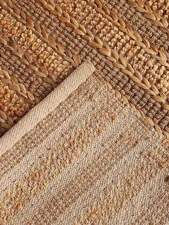 Jute Woven Home Decor Rug Natural Color SR-032