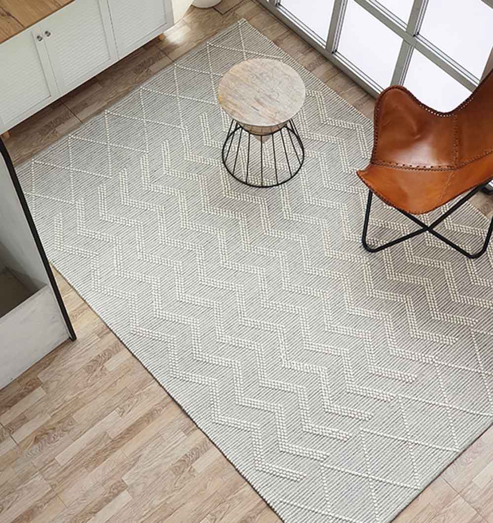 Woven Rug Natural Color Perfect For Home Decor SRN-016