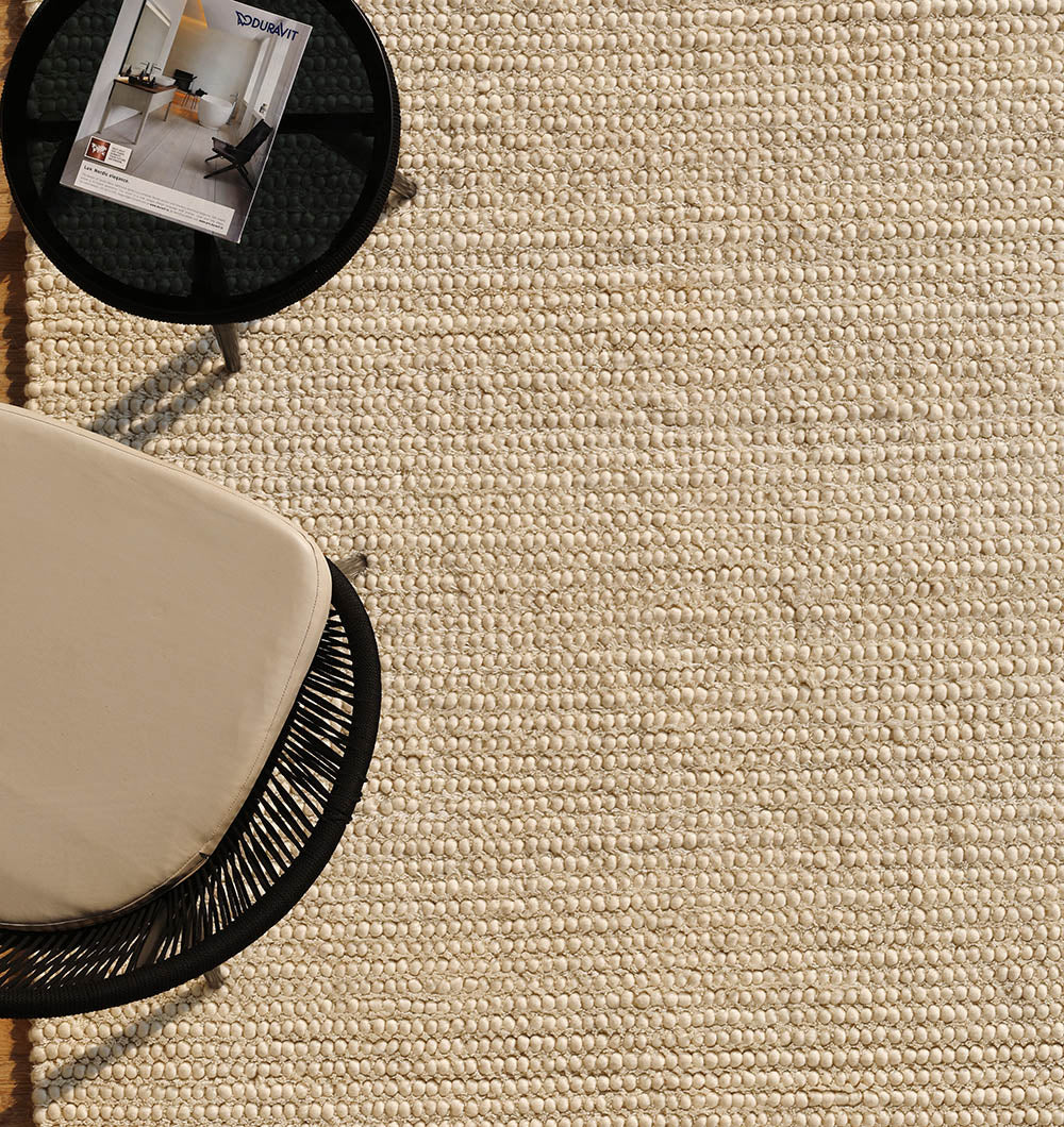 Handmade Natural Color Woven Rug For Living Room SRN-036