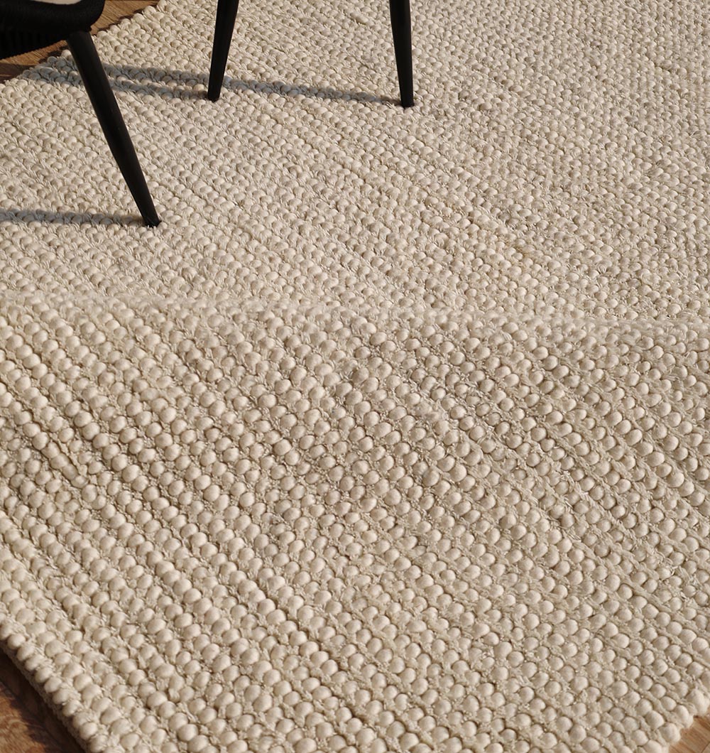 Handmade Natural Color Woven Rug For Living Room SRN-036