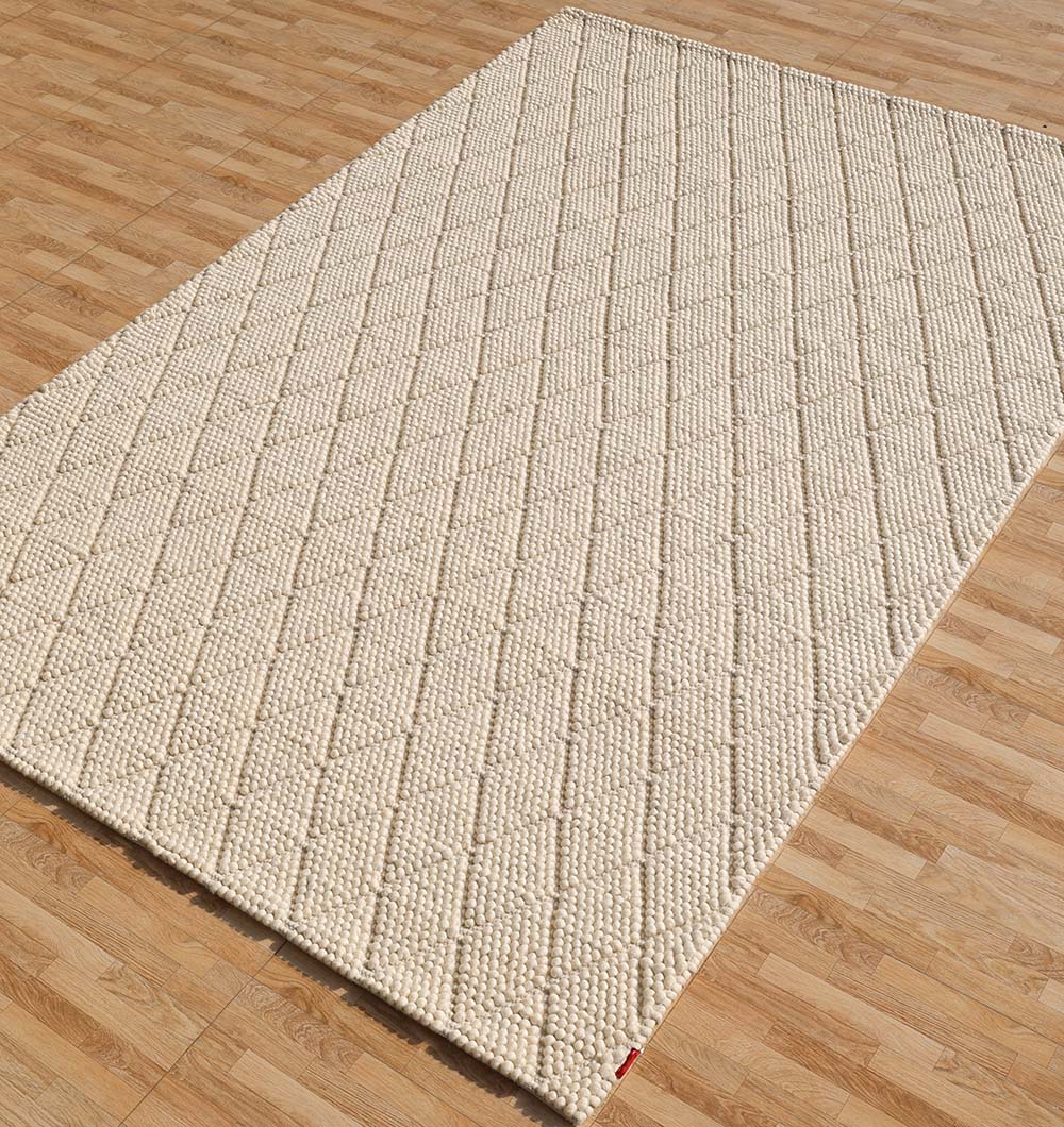 Wool & Cotton Woven Rug Area Rug SRN-039