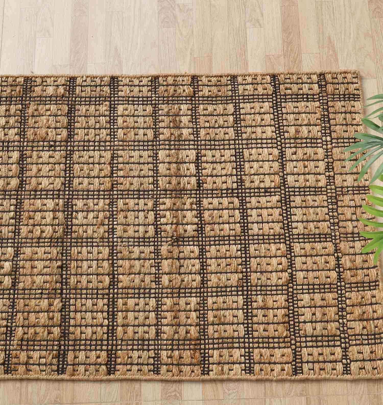 Decorative Area Hand Woven Rug Natural Color WR-032