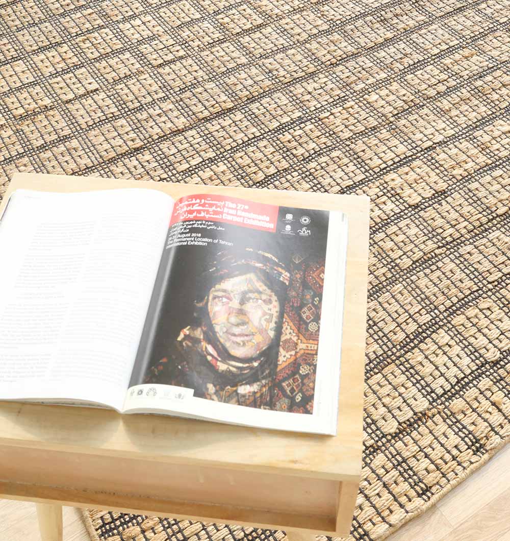 Decorative Area Hand Woven Rug Natural Color WR-032