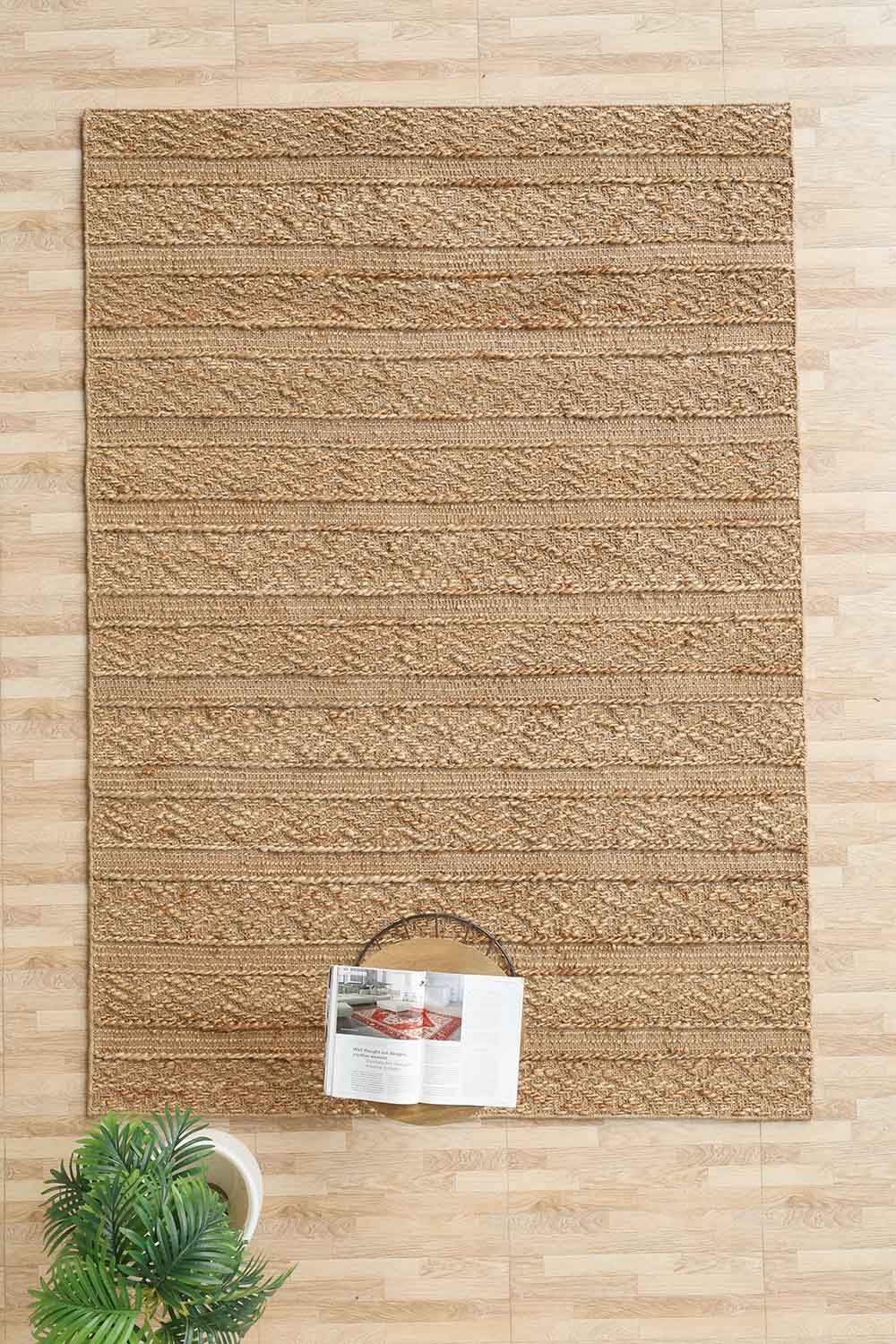 Natural Color Hand Woven Area Rug WR-033