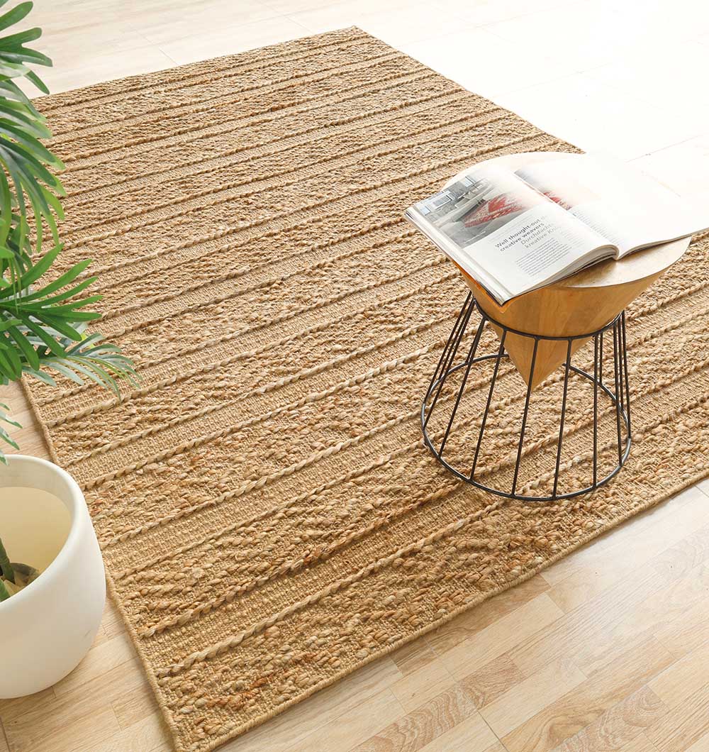 Natural Color Hand Woven Area Rug WR-033