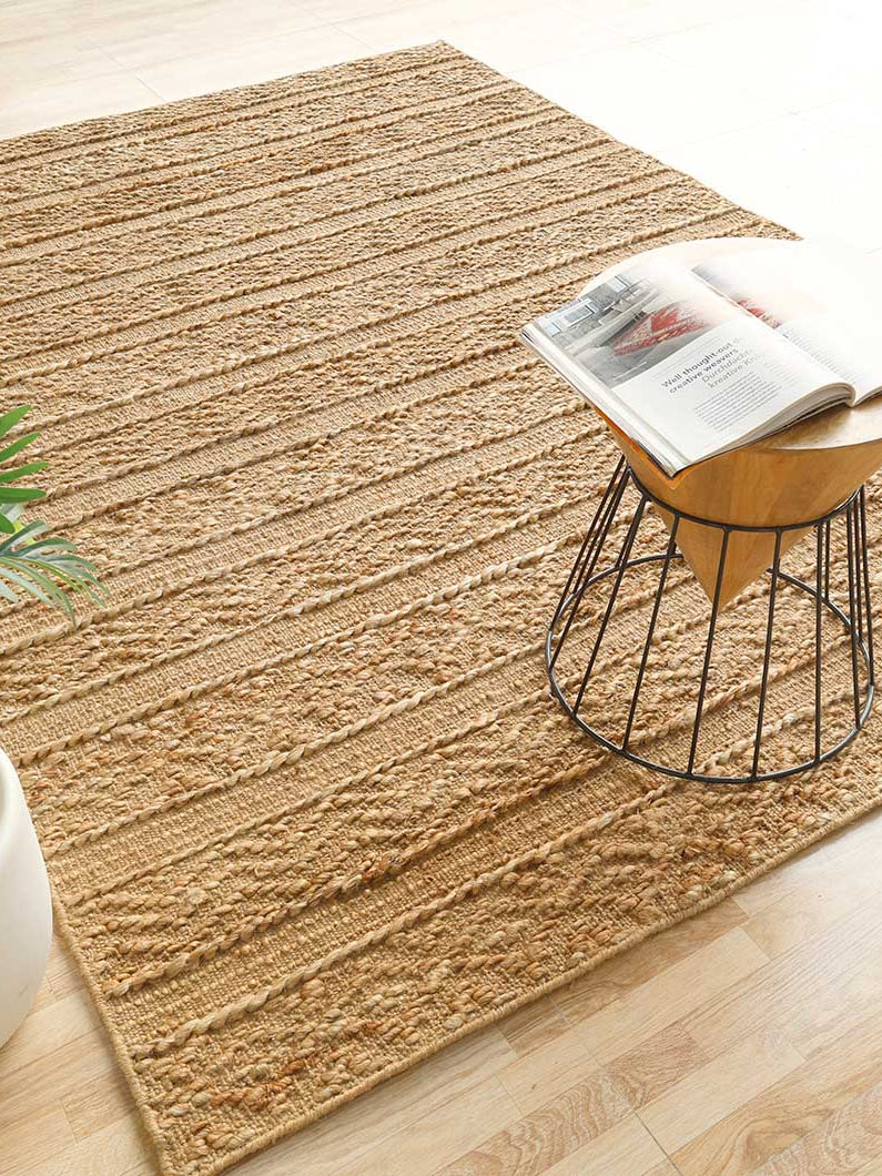 Natural Color Hand Woven Area Rug WR-033