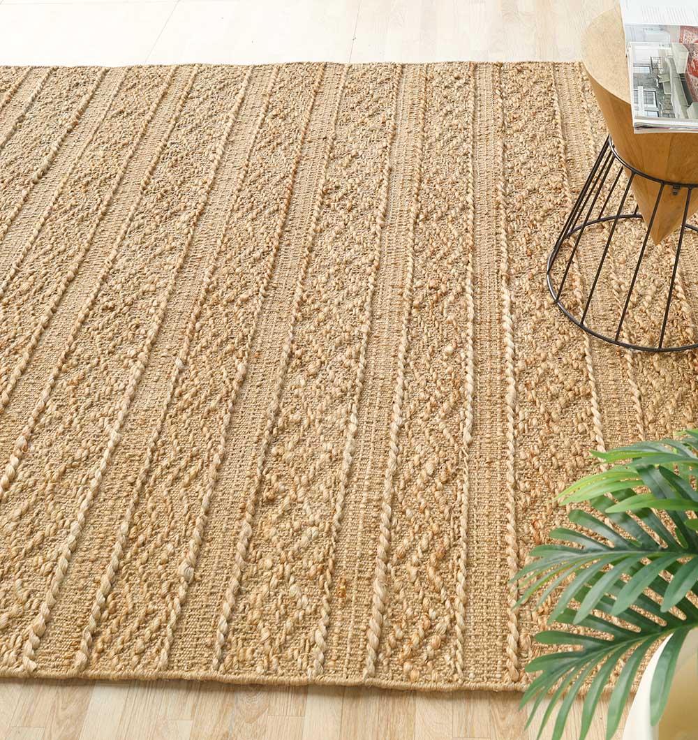 Natural Color Hand Woven Area Rug WR-033