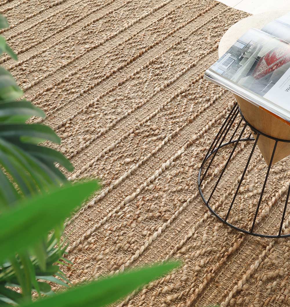 Natural Color Hand Woven Area Rug WR-033