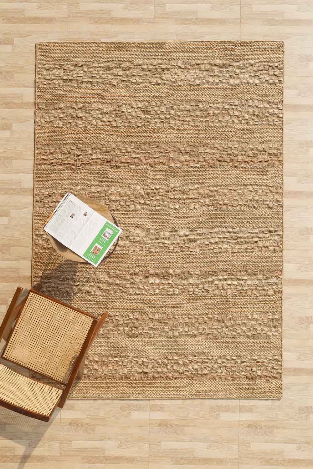 Home Decor Natural Color Hand Woven Area Rug WR-034