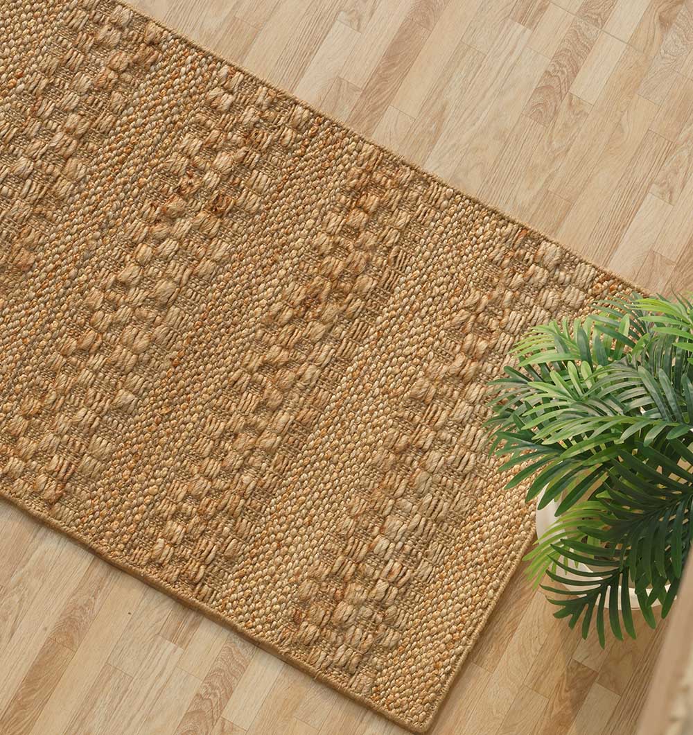 Home Decor Natural Color Hand Woven Area Rug WR-034