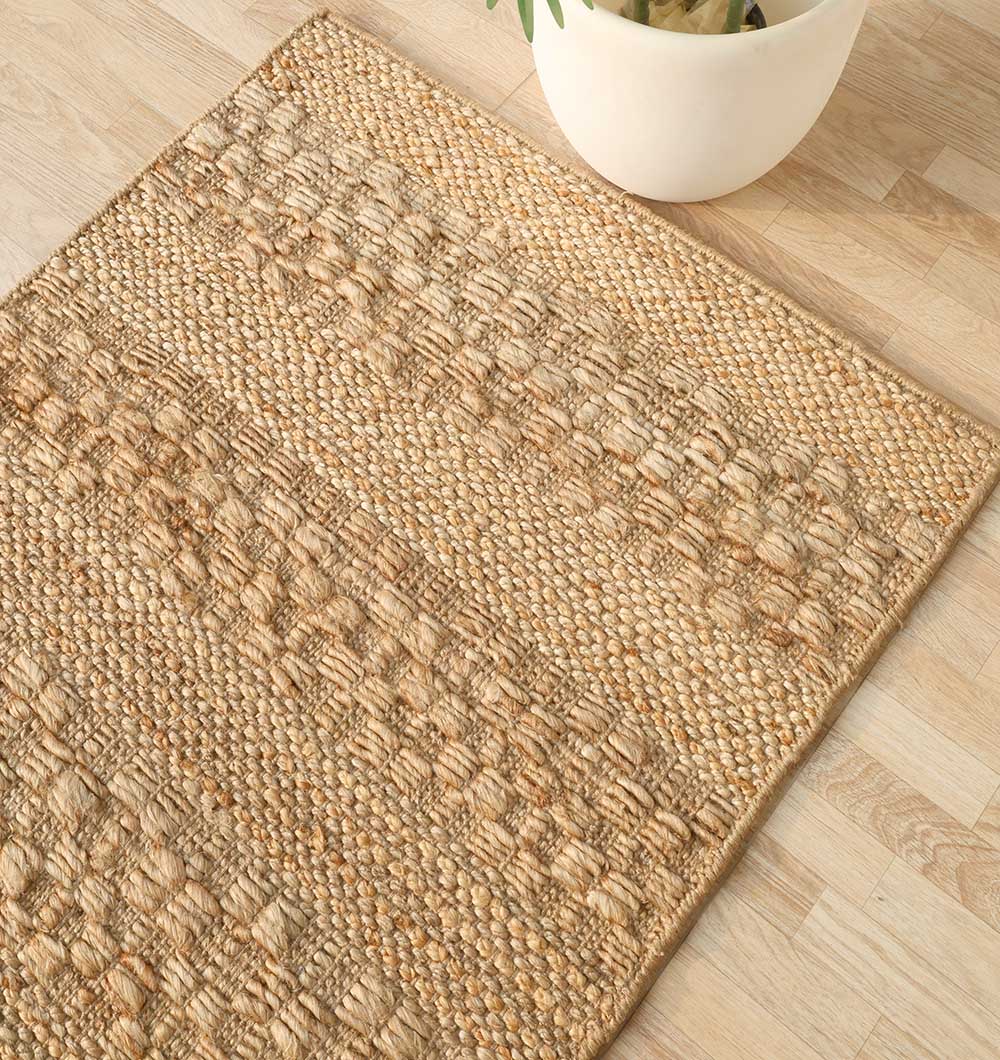 Home Decor Natural Color Hand Woven Area Rug WR-034