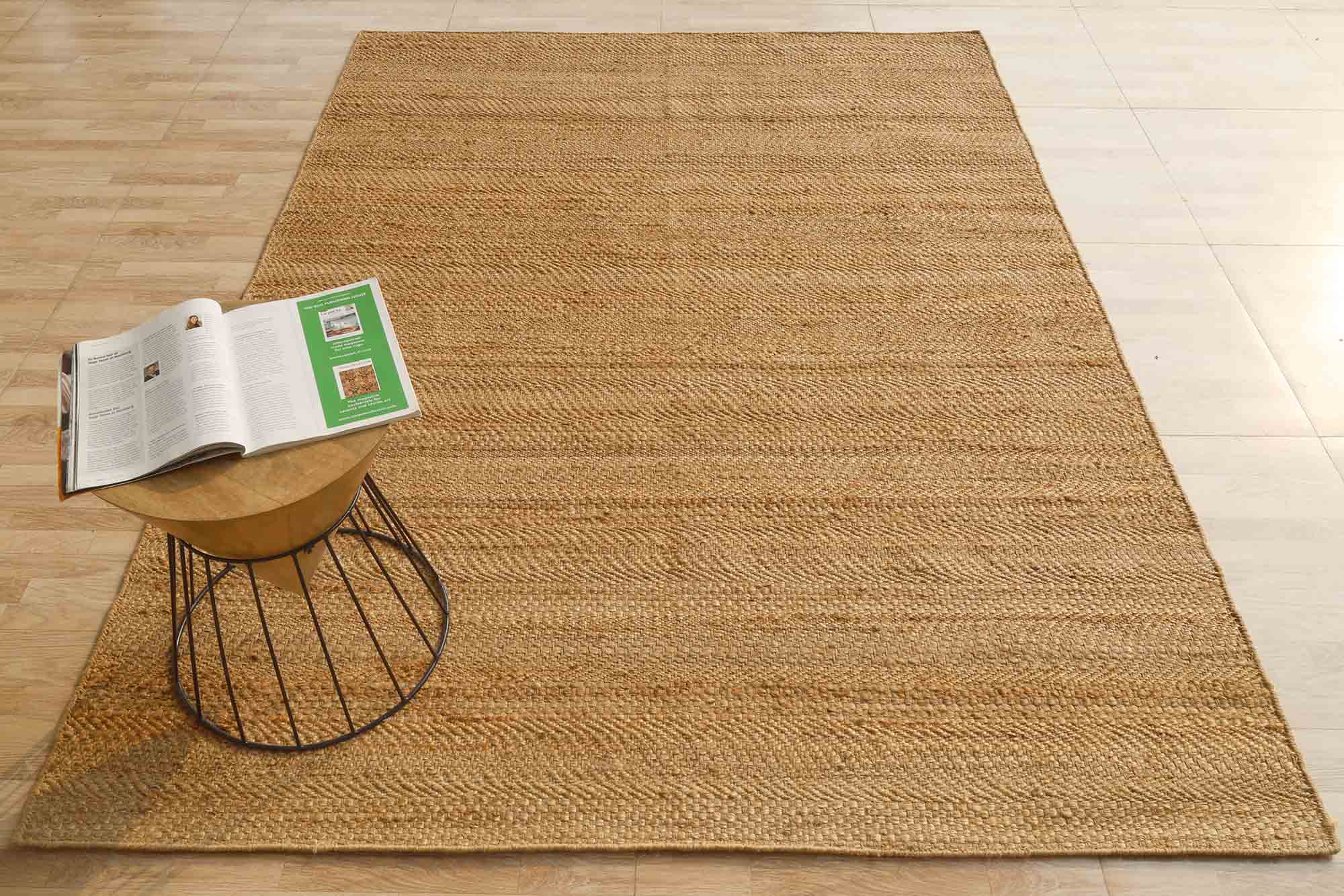 Living Room Natural Color Hand Woven Rug WR-035