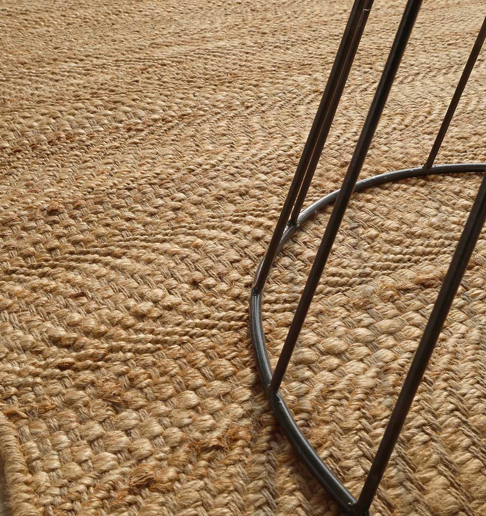 Living Room Natural Color Hand Woven Rug WR-035