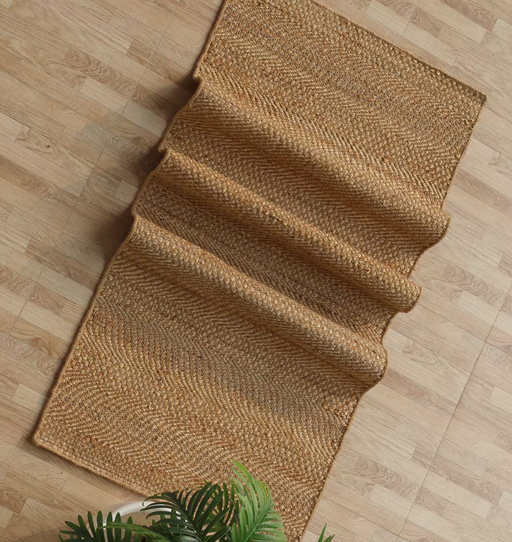 Living Room Natural Color Hand Woven Rug WR-035