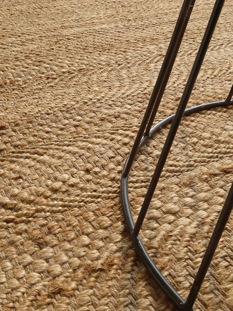 Living Room Natural Color Hand Woven Rug WR-035