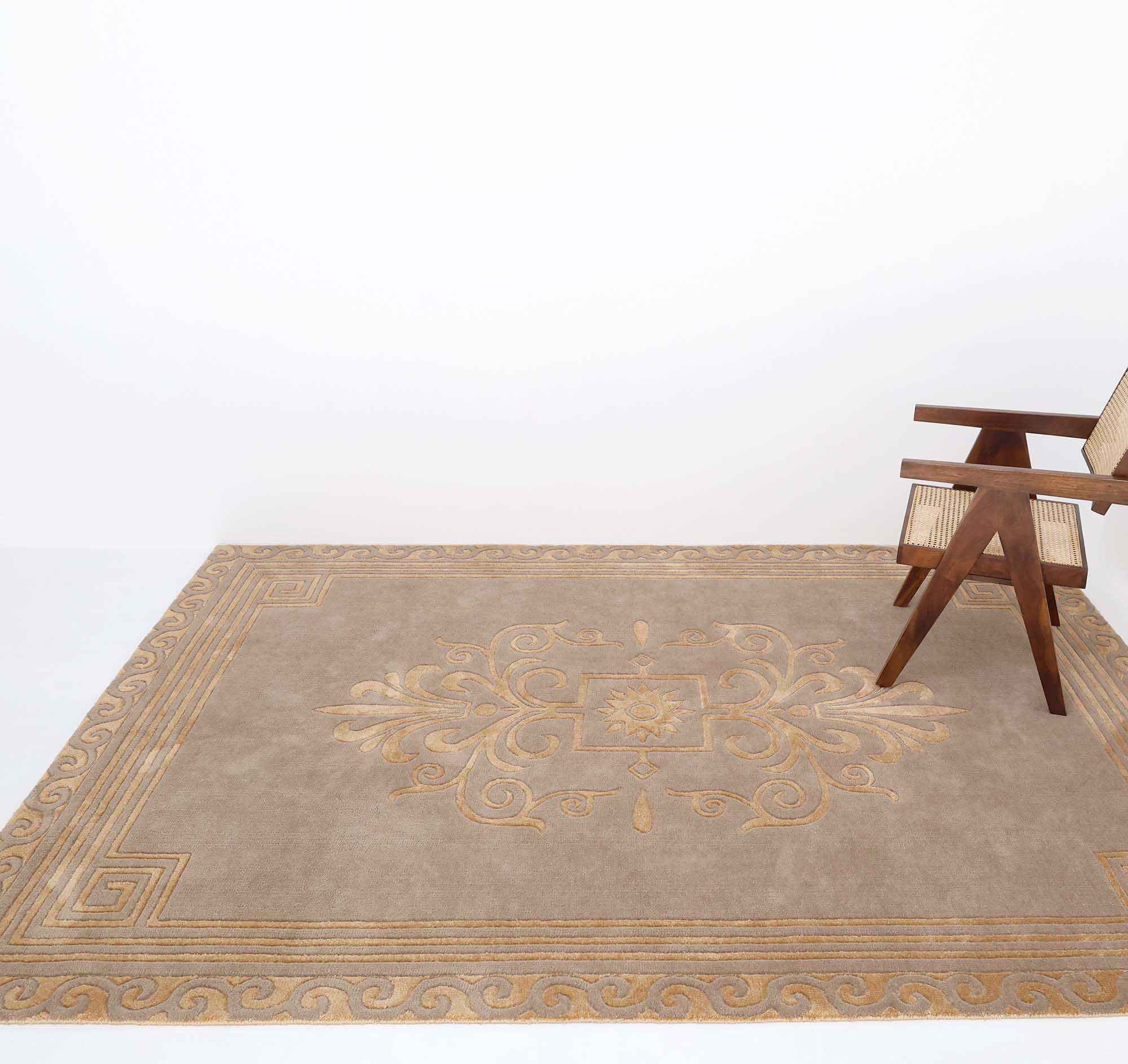 A Beige Rectangle Novara Rugs- CMN 22 (200x300cm)