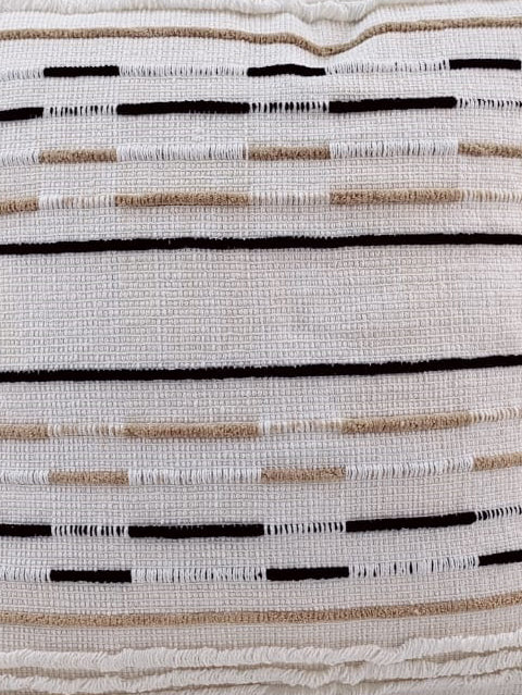 Woven Cotton Cushion With Tassel cs-151